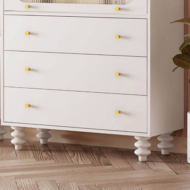 Classic Glam Storage Chest Dresser Wooden Dresser with 3 Drawers