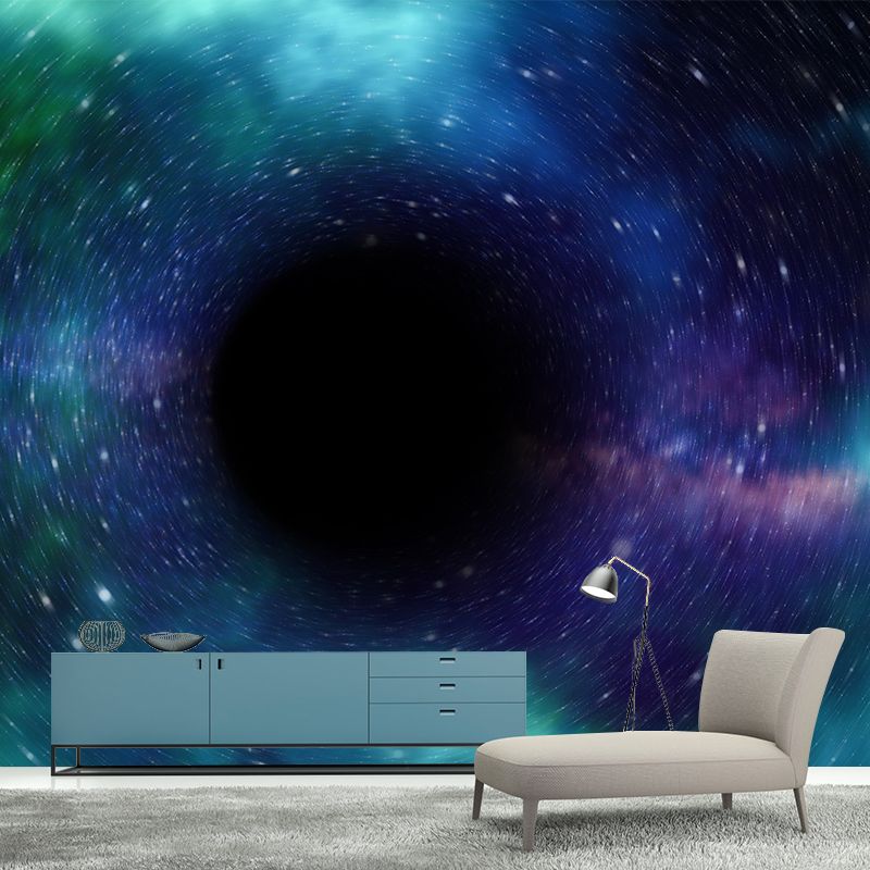 Dark Universe Night Mural Decal Stain Resistant 
Wall Covering, Made to Measure