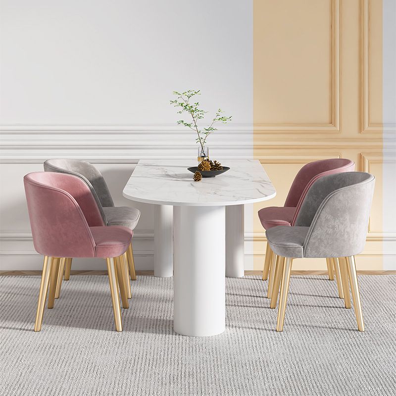 Designer Style Sintered Stone Dining Table Set 1/4/5 Pieces Home Dining Room Set