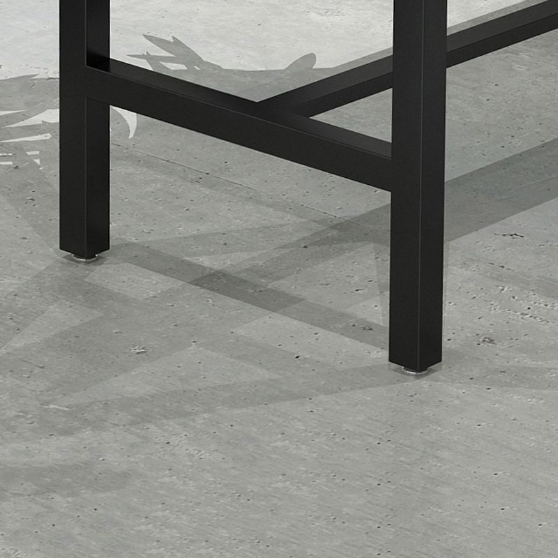 Modern 1/5/9 Pieces Bar Table Set Rectangle Wood Counter Table with High Stools for Cafe