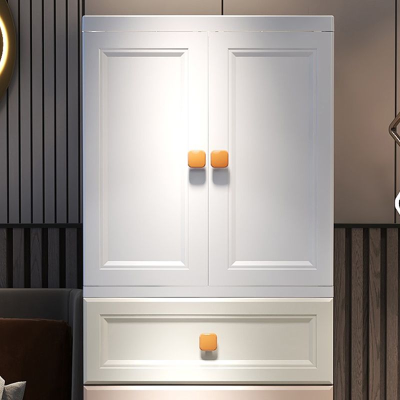Contemporary Freestanding Wardrobe Plastic Multifunctional Wardrobe