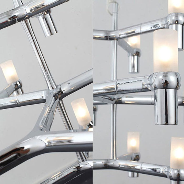 Modern Hanging Light Metal Chandelier Pendant Light for Living Room Di - Loft Apartment Metal Chandelier With Pendant Light