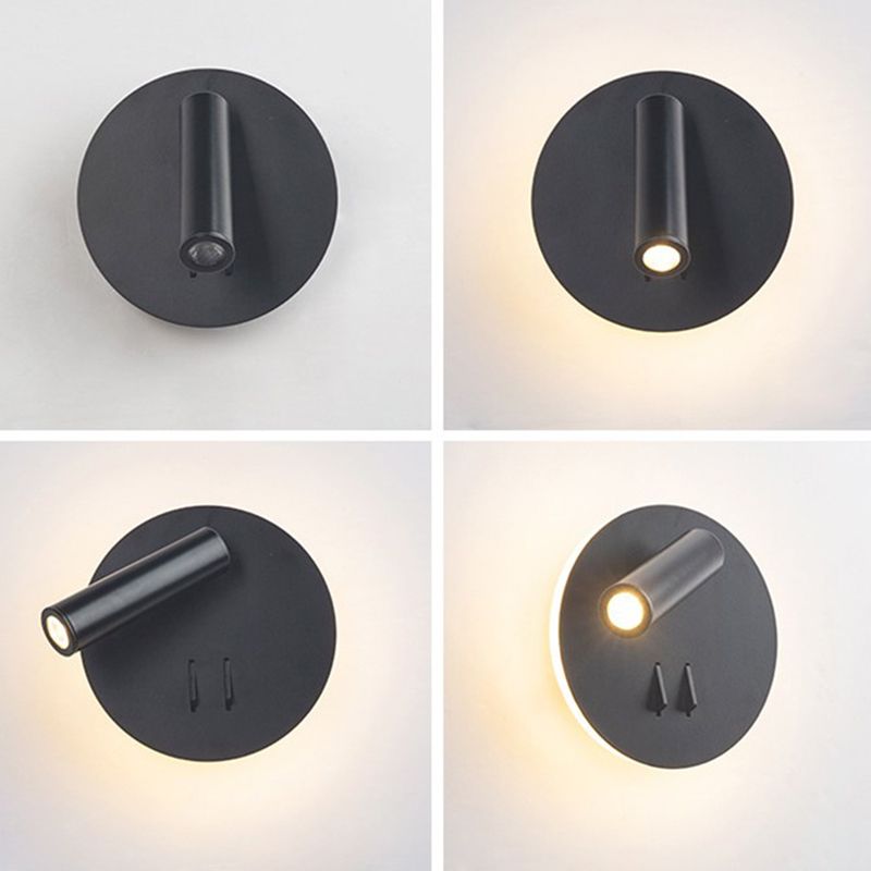Estilo contemporáneo Luces de lectura de lámpara de luz montado en pared de estilo geométrico