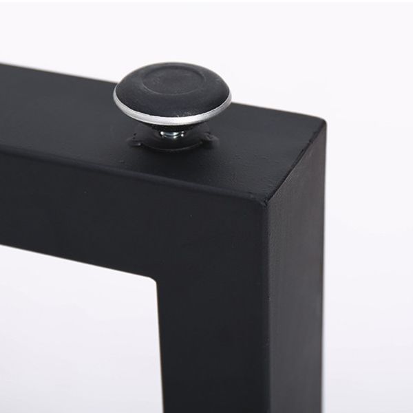 1/4/5/7 Pieces Industrial Dining Set Solid Wood and Metal Coffee Shop Table and Chairs