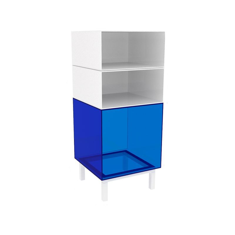 Libreria in stile contemporaneo di libreria chiusa in acrilico per home office