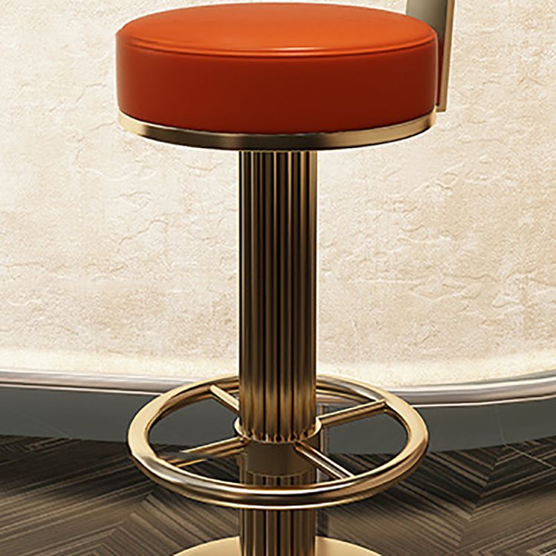 Leather Bar Stool Adjustable Height Counter Stool for Bristol