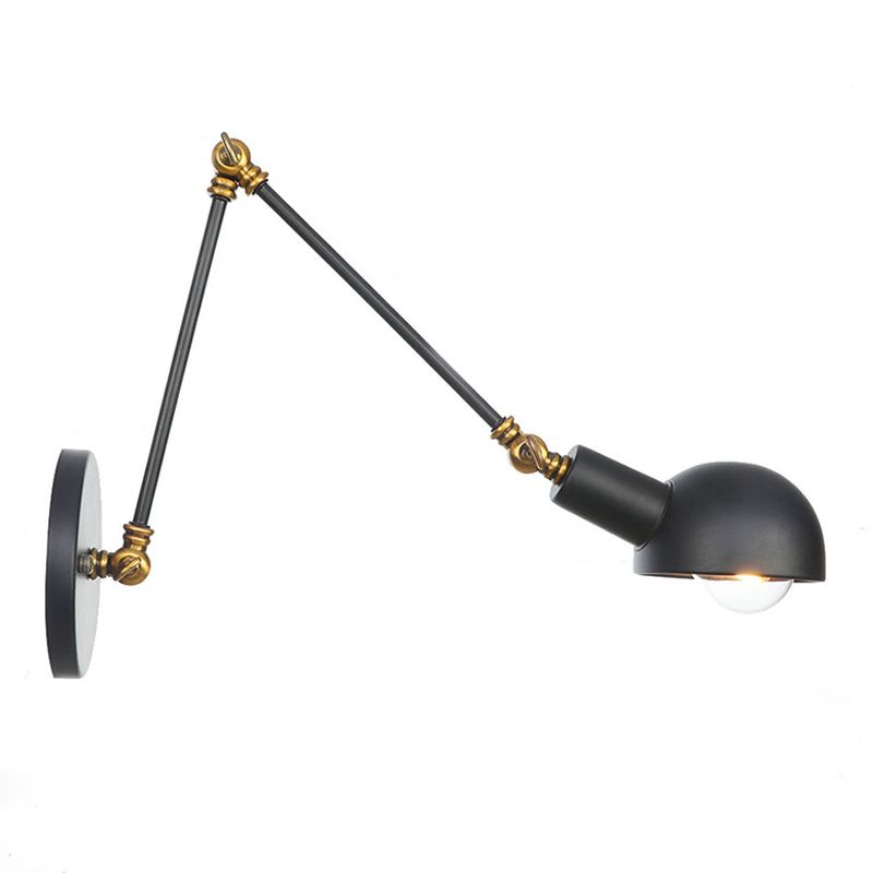 Swing Arm Lamp Wall Sconce Lighting Industrial Style Metal 1 Head Wall Mounted Light Fixture