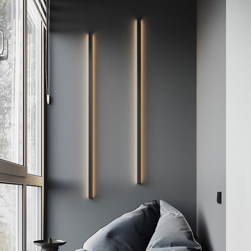 Contemporary Linear Wall Sconce Simplicity Wall Light with Acrylic Shade for Bedroom