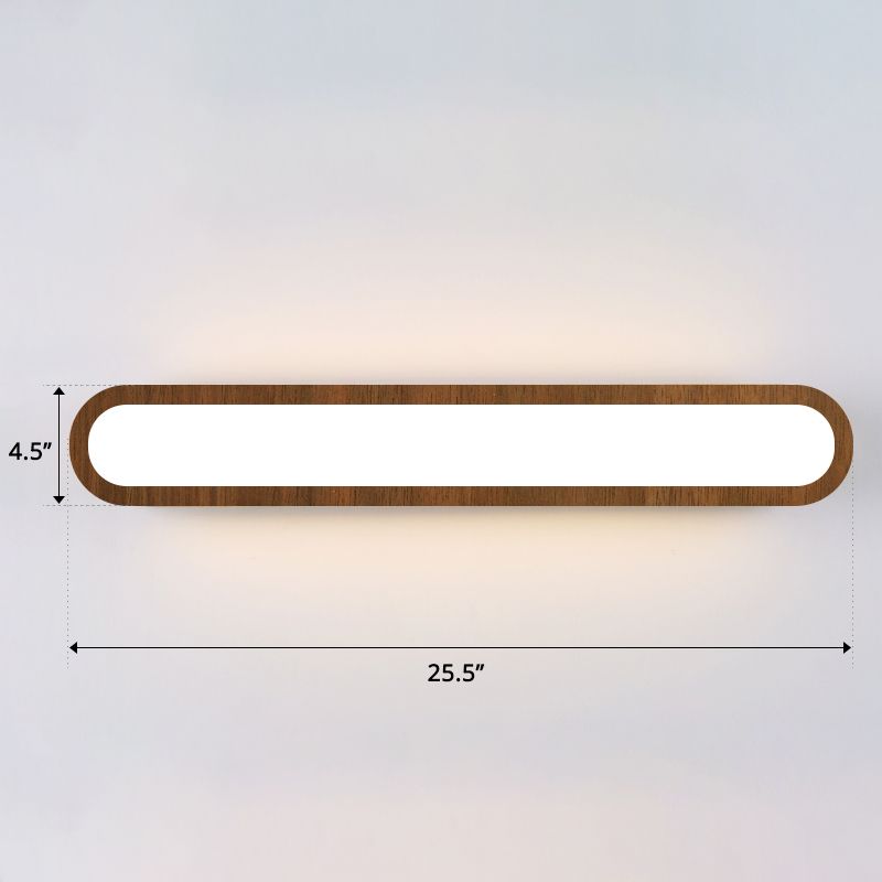 Sfonde a parete a filo oblungo semplicità LED LED Montata a parete con diffusore acrilico per corridoio