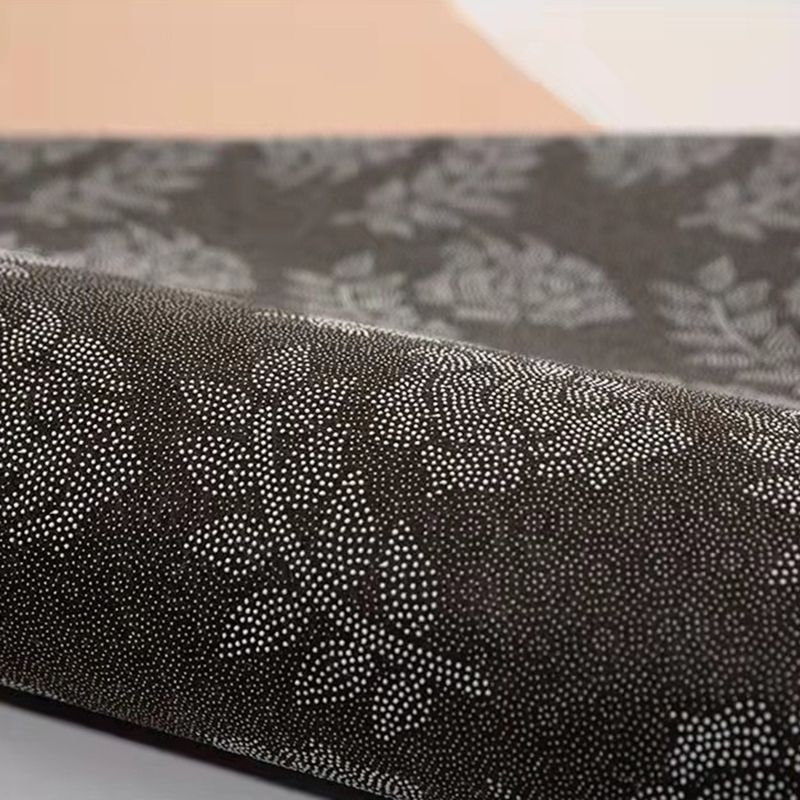 Light Brown Stripe Carpet Polyester Modern Carpet Washable Carpet for Living Room