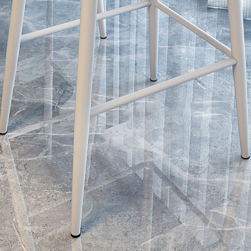 Modern 1/3 Pieces Bar Table Set Rectangle Wood Counter Table with High Stools for Balcony