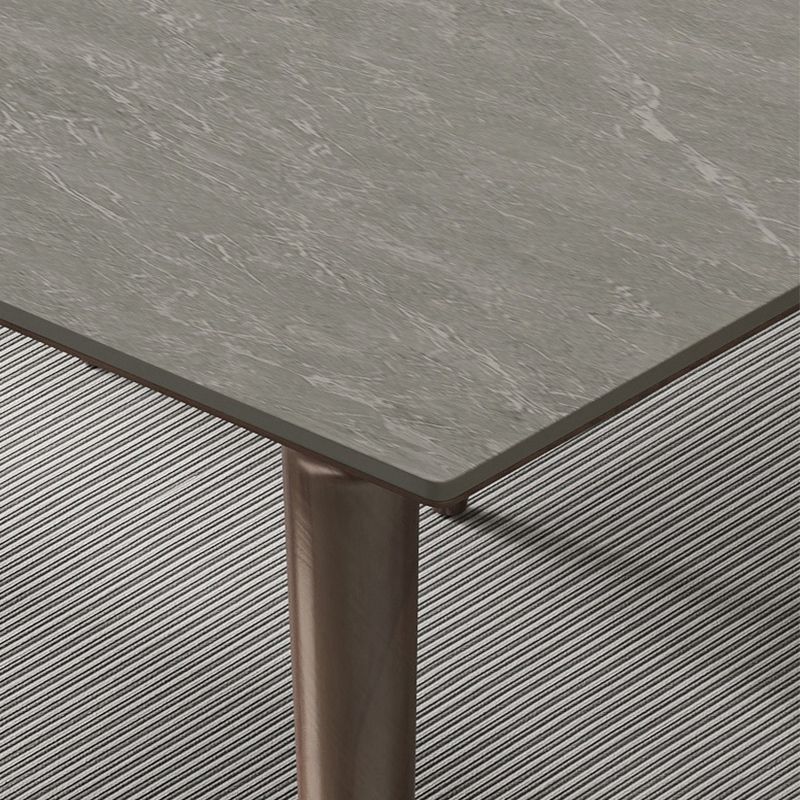 Modern Style Furniture Rectangle Stone Dining Room Table for Kitchen