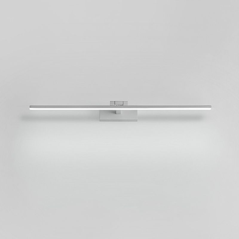 Moderno stile minimalista a parete lineare a parete vanità luci in alluminio sconde murale per bagno per bagno