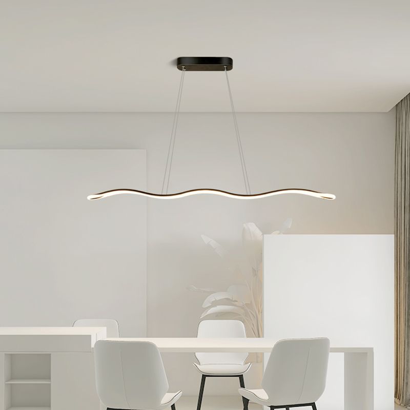 Nordische moderne LED hängende licht schmiedeeiserne Anhängerleuchte für Esszimmer