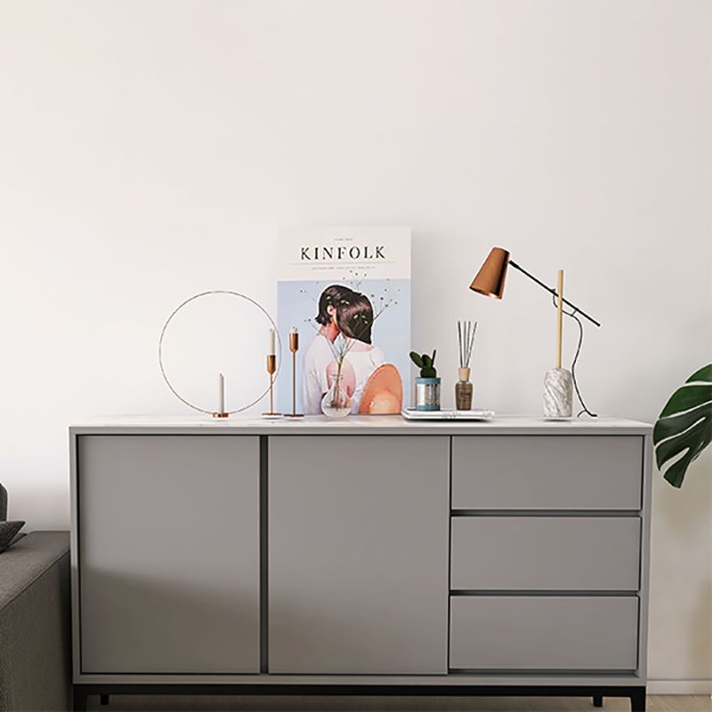 13.65-inch Width Storage Chest Contemporary Stone Storage Chest Dresser