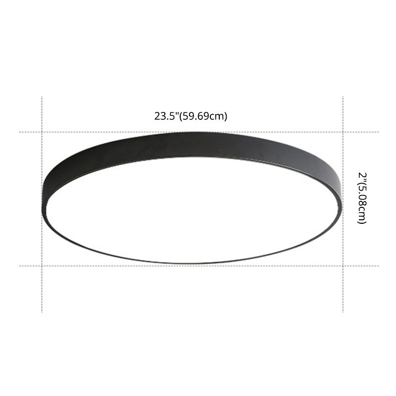 Le bâti affleurant acrylique moderne de plafonniers circulaires de bâti a mené des lumières