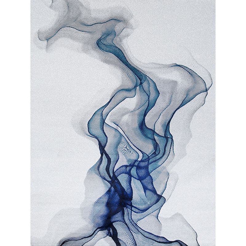 Grijs modern tapijten polyester abstract patroon tapijt niet-slip achterste tapijt voor woningdecoratie