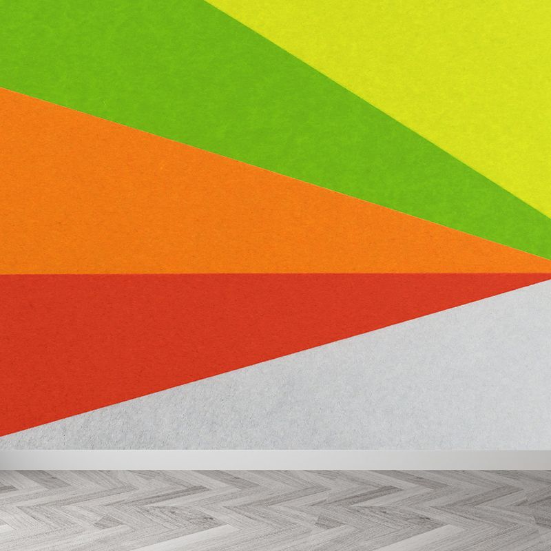 Modern Sitting Room Mural Decorative Multi-Color Geometry Wall Mural Multiple Sizes Available