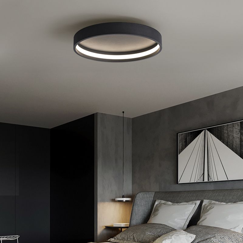Modern Round Flush Mount Ceiling Light Flush Mount Lighting Metal Flush Lighting for Bedroom