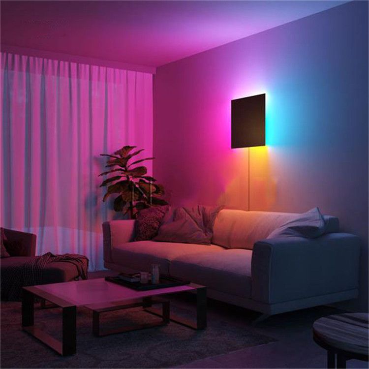 SEDORE MODERNISTA MODERSTIST SCONCE BLACO LED LED MONTO MONTO MONTO IN LUCE RGB