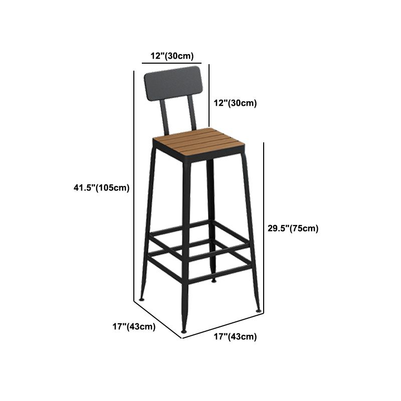 Modern Outdoor Pub Dining Set 1/2/5 Pieces Rectangle Metal Counter Height Pub Set