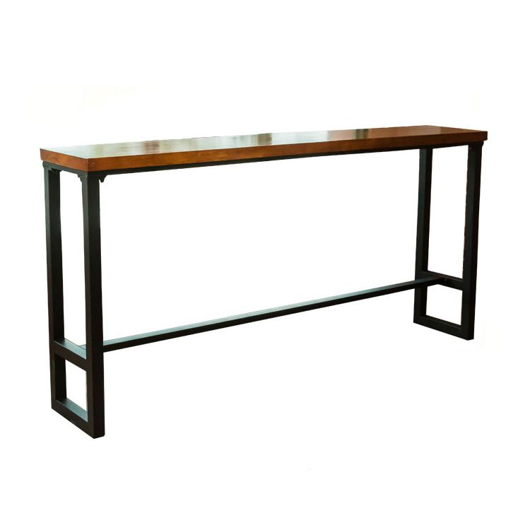 Industrial 1/2/5/9 Pieces Solid Wood Bar Table Set Rectangular Bistro Set