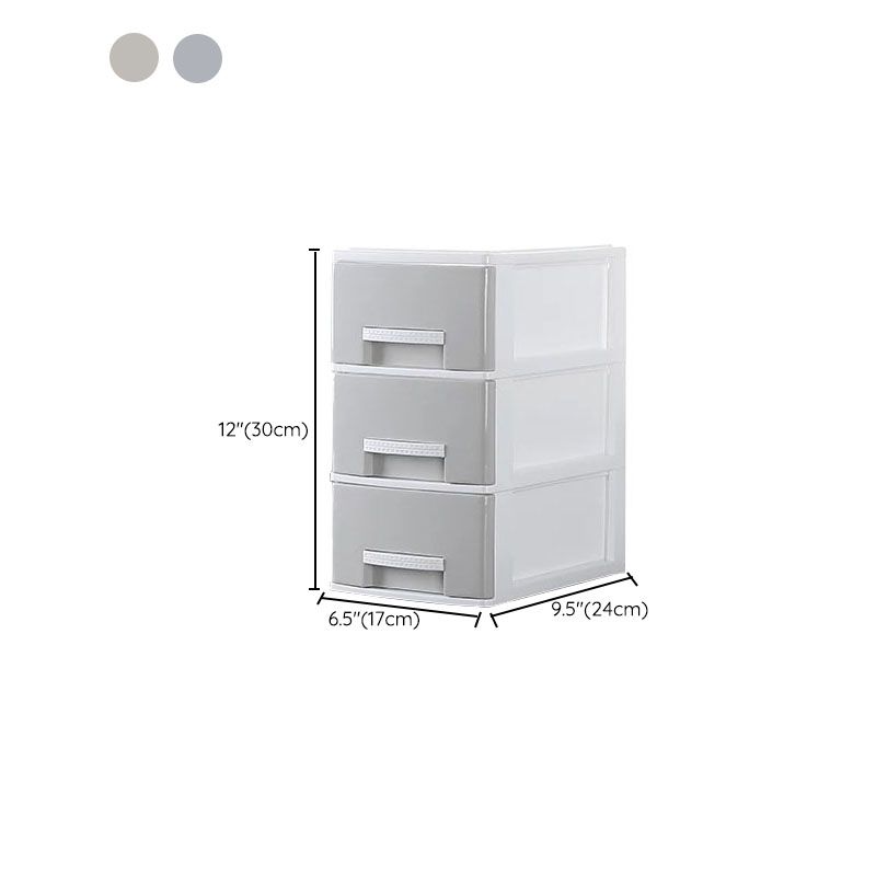 Vertical File Cabinet Plastic Modern Filing Cabinet with Drawers for Home Office