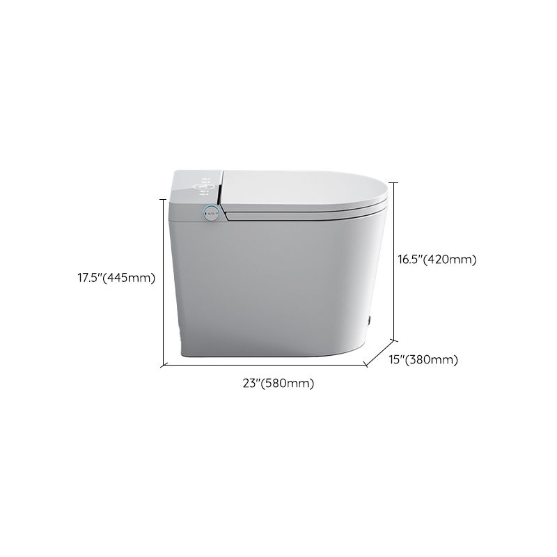 Modern One Piece Toilet Bowl Floor Mounted Urine Toilet with Seat for Bathroom