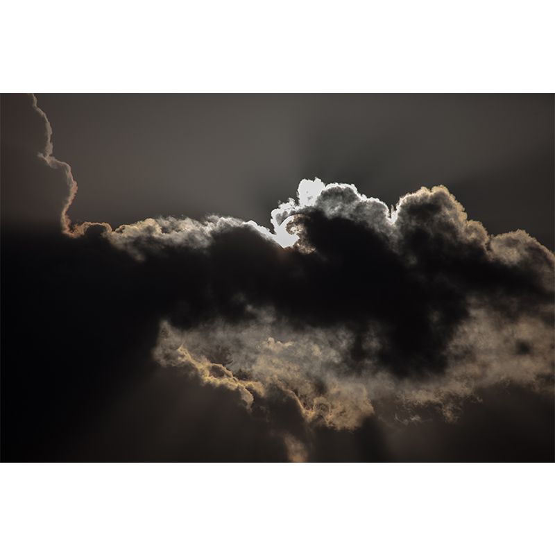 Beautiful Sky View Removable Wall Mural for Sleeping Room, Water Resistant