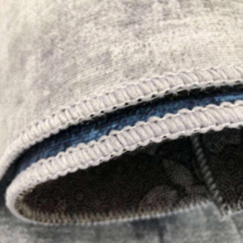 Yellow Geometric Print Area Rug Modern Polyester Area Carpet Non-Slip Backing Rug for Living Room