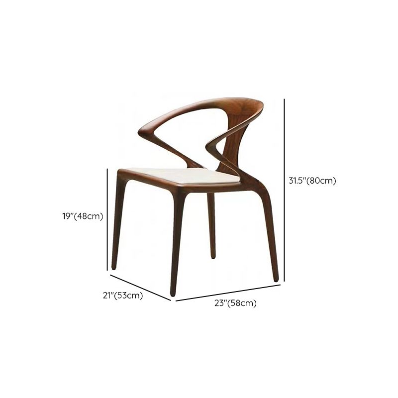 Brown Solid Wood Contemporary Dining Table Set 1/4/5/7 Pcs Dinette Set for Home