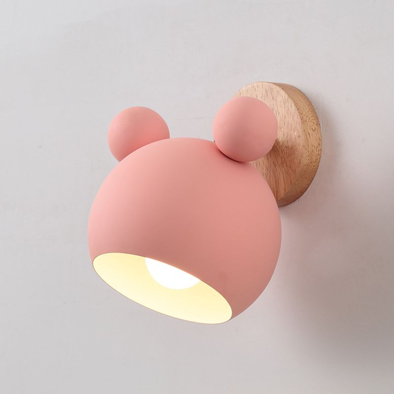 Nordic Style Semicircle Wall Mount Lighting Metallic Wall Mounted Light Fixture for Bedroom