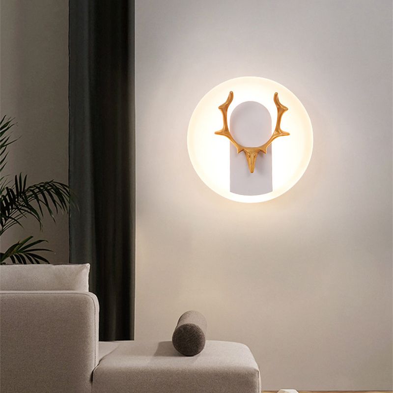 1 Light Unique Shape Wall Mounted Light Modern Sconce Light Fixture