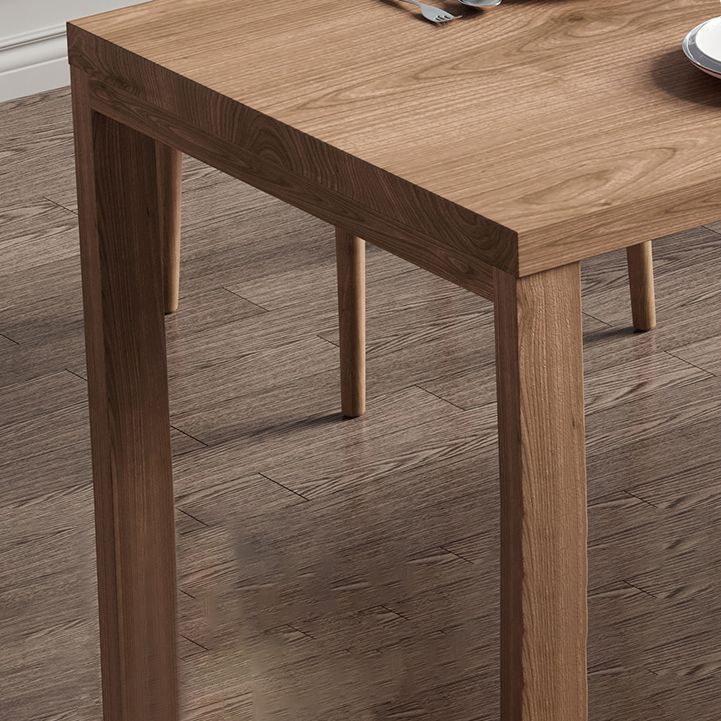 Modern 1/2/4/5/7 Pieces Dining Set Pine Solid Wood Double Pedestal Indoor Dinette Set