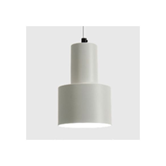 Cilindro de luz colgante de Macaron Loft Cilindro 1 Cabezal Costeo metálico de la sala de reuniones para la sala de reuniones