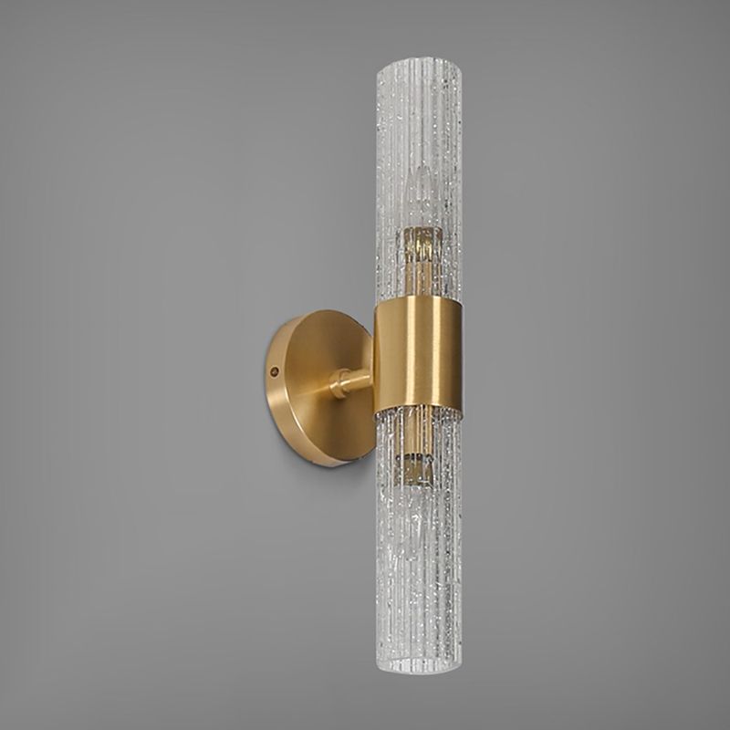 Modern Wall Light Fixture Minimalist Wall Light Sconce with Glass Shade for Bedroom