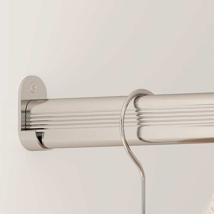 Bedroom Hinged Door Storage Cabinet Manufactured Wood Modern Cabinet with Garment Rod