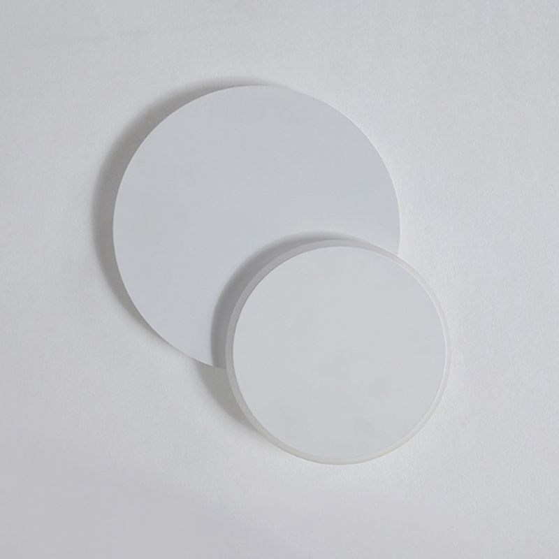 Modern Style Circle Shape Wall Sconce Metal 1 Light Wall Lighting for Bedroom
