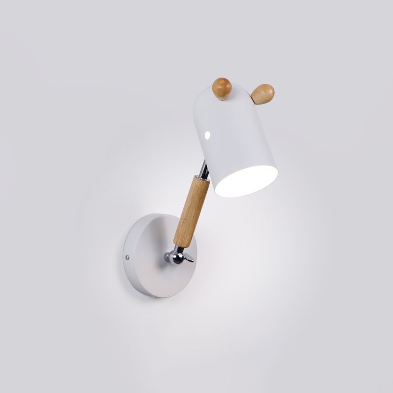 Light Aibture a monte della parete in metallo semplice stile moderno 1 luce da parete interno a parete