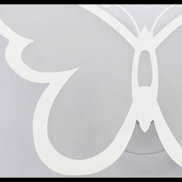 Creative Butterfly Sconce Light Fixture Modern Acrylic Wall Sconce Light for Bedroom