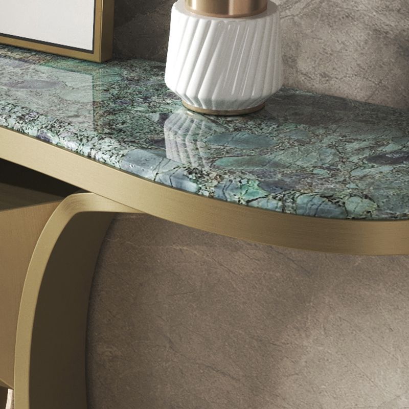 Free Form Shape Contemporary Console Table Stone Stone Console Sofa Table