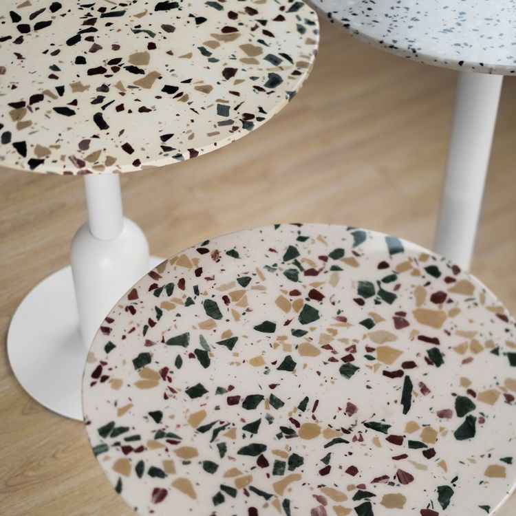 Industrial Style Bar Table Stone Pedestal Base Bar Dining Table for Indoor