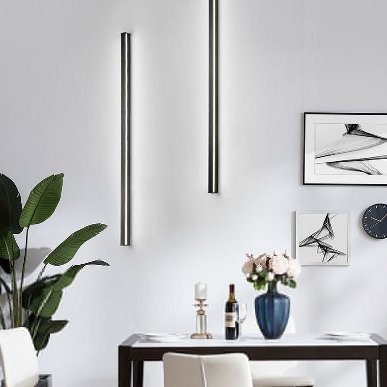 Linear Wall Donce Modern Minimalist Style Plástica 1 Lucins de luz para dormitorio de restaurantes