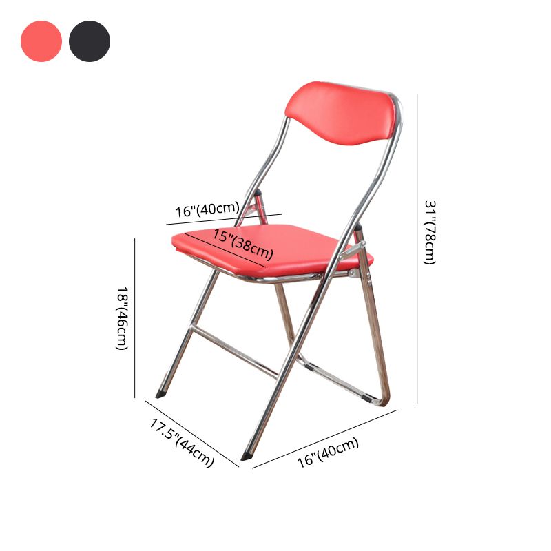 Accueil métal chaise latérale contemporaine pliante dos ouvert dinant la chaise latérale