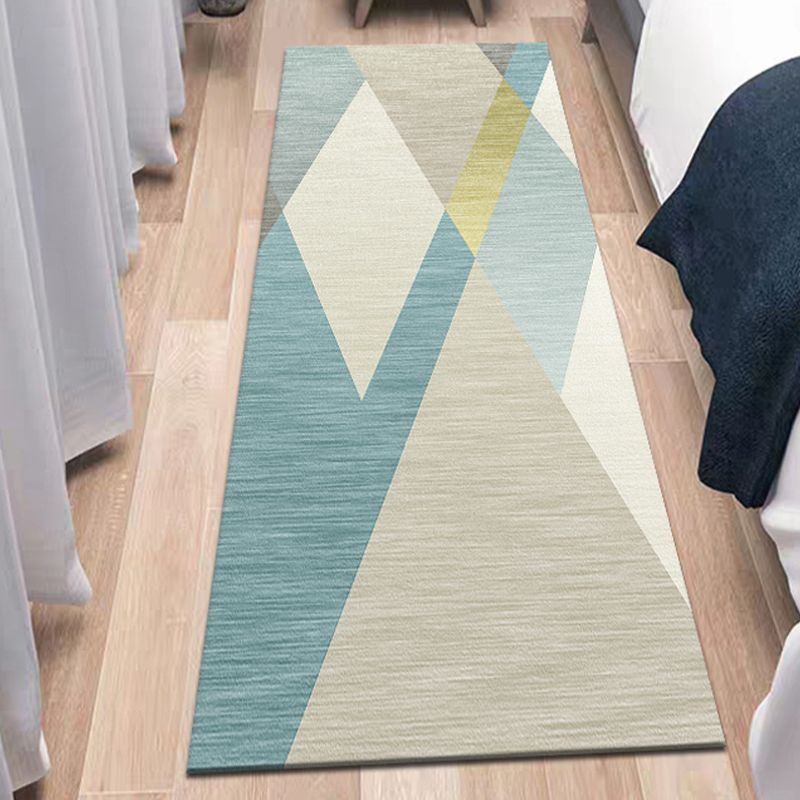 Gray Contemporary Carpet Blending Graphic Carpet Stain Resistant Carpet for Drawing Room