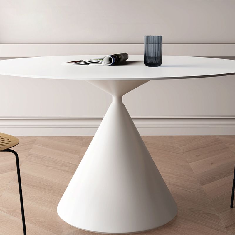Modern Pedestal Dining Table Stone Table for Kitchen Dining Room