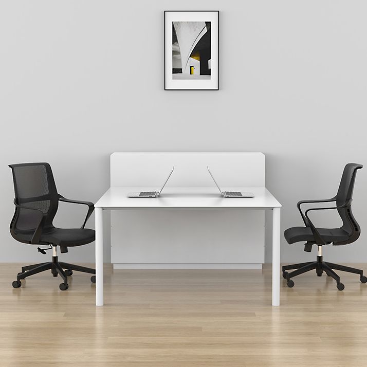 Modern Style Office Chair Mid Back Fixed Arms Ergonomic Mesh Task Chair