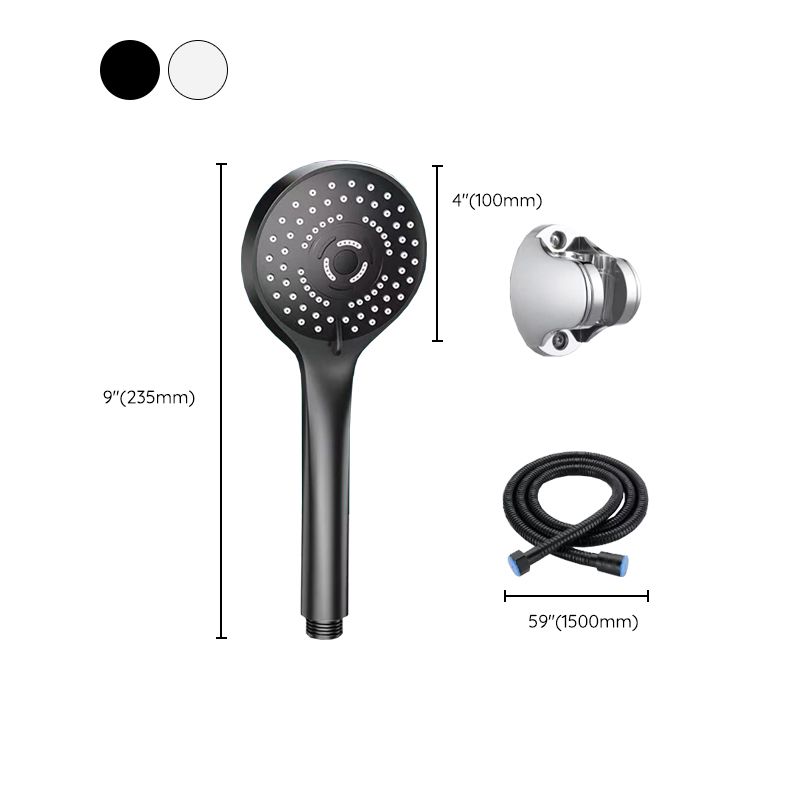 Plastic Handheld Shower Head Bathroom Shower Head with Adjustable Water Flow