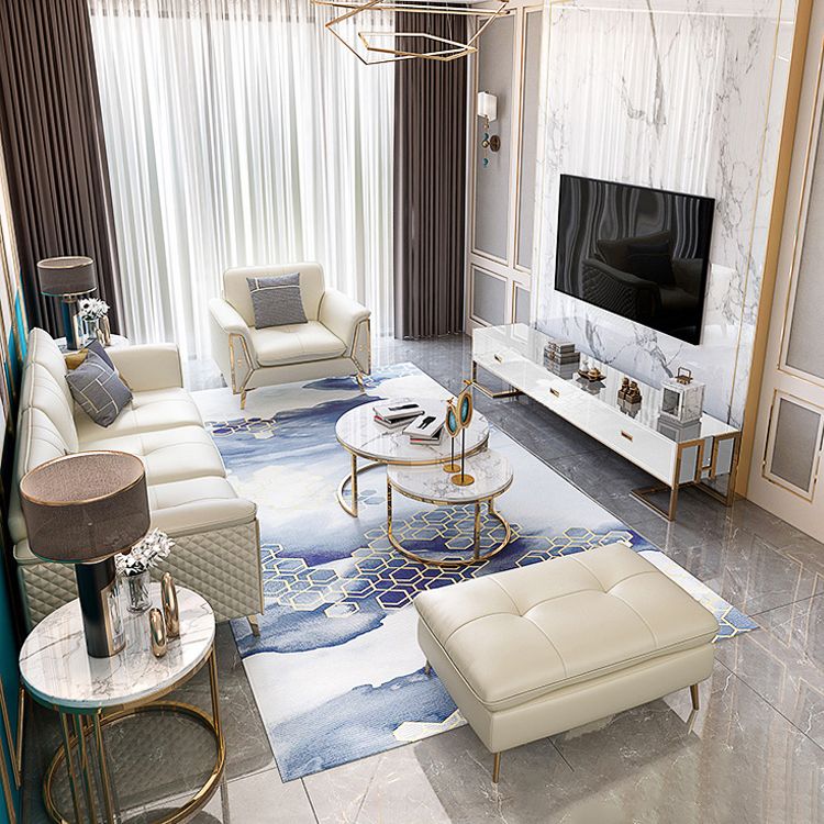 Divano posteriore di biscotti contemporanei con braccio svasato per l'appartamento 36.61 "