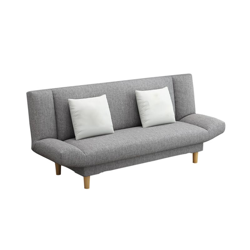 Leinen modernes Sofa 22 "W Cabrio -Sofa armlosen engen Rückensofa